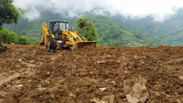 Bulldozer at work III